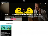 espoocine.fi Webseite Vorschau