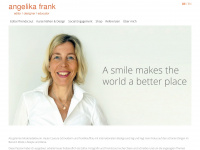 angelika-frank.com Webseite Vorschau