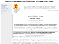 oekumenisches-friedensnetz.de Webseite Vorschau