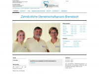 zahnarztbrensbach.de Webseite Vorschau