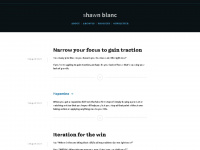 shawnblanc.net Webseite Vorschau