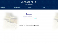 am-wilhelm.de Webseite Vorschau