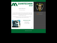am-zahntechnik.com Webseite Vorschau