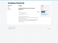 amadeus-daniel.de Webseite Vorschau