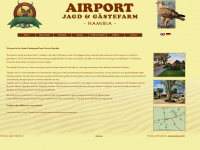 airportfarm-namibia.com Webseite Vorschau