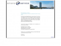 amana-service.de Webseite Vorschau