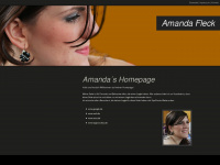 amanda-fleck.de Webseite Vorschau