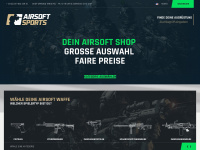 airsoftsports.de Webseite Vorschau
