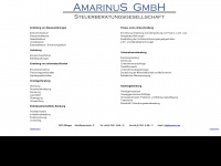 amarinus.de Webseite Vorschau