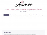 amaroo.de Webseite Vorschau
