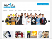 amas-hs.de Webseite Vorschau