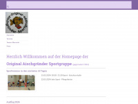 aischgruendersportgruppe.de Webseite Vorschau