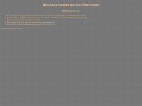 amateurtheaterfestival-hannover.de Webseite Vorschau