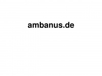 ambanus.de Webseite Vorschau
