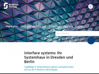 interface-systems.de Webseite Vorschau