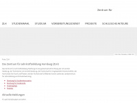 zlh-hamburg.de Webseite Vorschau