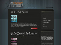 highresolutiontextures.com Webseite Vorschau