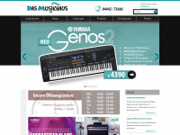 das-musikhaus.tv Webseite Vorschau