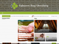 falknerei-burg-obernberg.de Webseite Vorschau