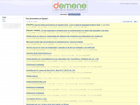 demene.com Webseite Vorschau
