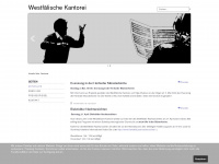 westfaelische-kantorei.de Webseite Vorschau