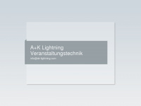 ak-lightning.de Webseite Vorschau