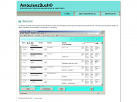 ambulanzbuch.de Webseite Vorschau