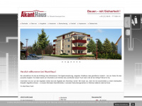 akant-haus.de Webseite Vorschau