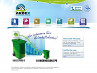 akdex.de Webseite Vorschau