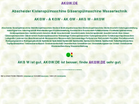 akgw.de Webseite Vorschau