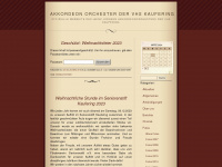 akkordeonorchesterkaufering.wordpress.com Webseite Vorschau