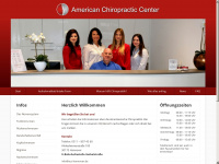 american-chiropractic-hannover.de Webseite Vorschau