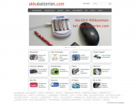 akkubatterien.com Webseite Vorschau