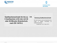 gasflaschenschrank.com Webseite Vorschau