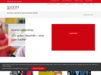 avanta-lettershop.de Webseite Vorschau