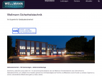 wellmann-sicherheitstechnik.de Webseite Vorschau