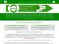 anuas.de Webseite Vorschau