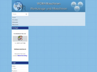 wgm-maschinen.de Webseite Vorschau