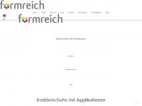 formreich-krabbelschuhe.de Webseite Vorschau