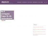 akquise.de Webseite Vorschau
