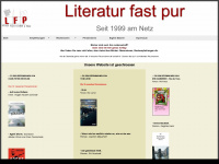 literatur-fast-pur.de Webseite Vorschau