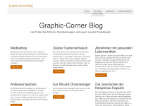 graphic-corner.ch Webseite Vorschau