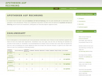 apotheken-auf-rechnung.de Webseite Vorschau