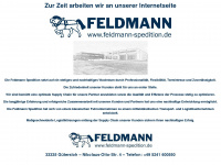 feldmann-spedition.de Webseite Vorschau