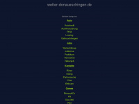 wetter-donaueschingen.de Webseite Vorschau