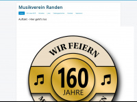 musikverein.randen.de Webseite Vorschau