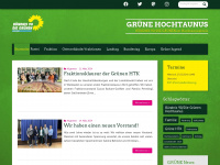gruene-hochtaunus.de Webseite Vorschau
