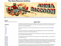 annaraccoon.com Webseite Vorschau