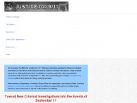 justicefor911.org Webseite Vorschau