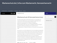 markenschutz.biz Webseite Vorschau